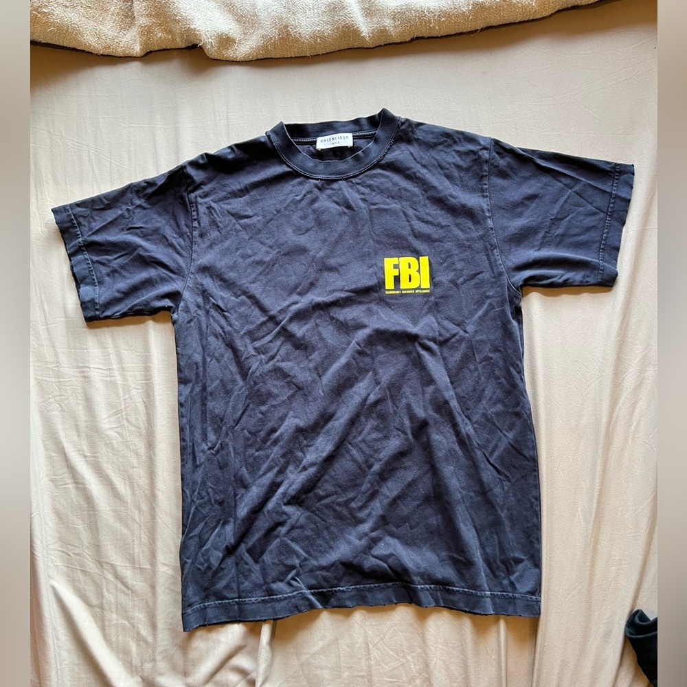 Balenciaga Dark Blue Shirt